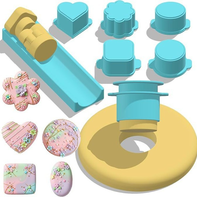 Donut Mold Silicone - Set de moldes para hacer cake
