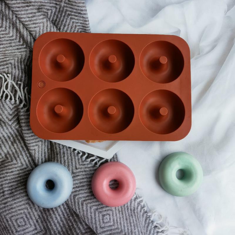 Nuevo # Molde de silicona para - Donut Mold Silicone reseña y precio