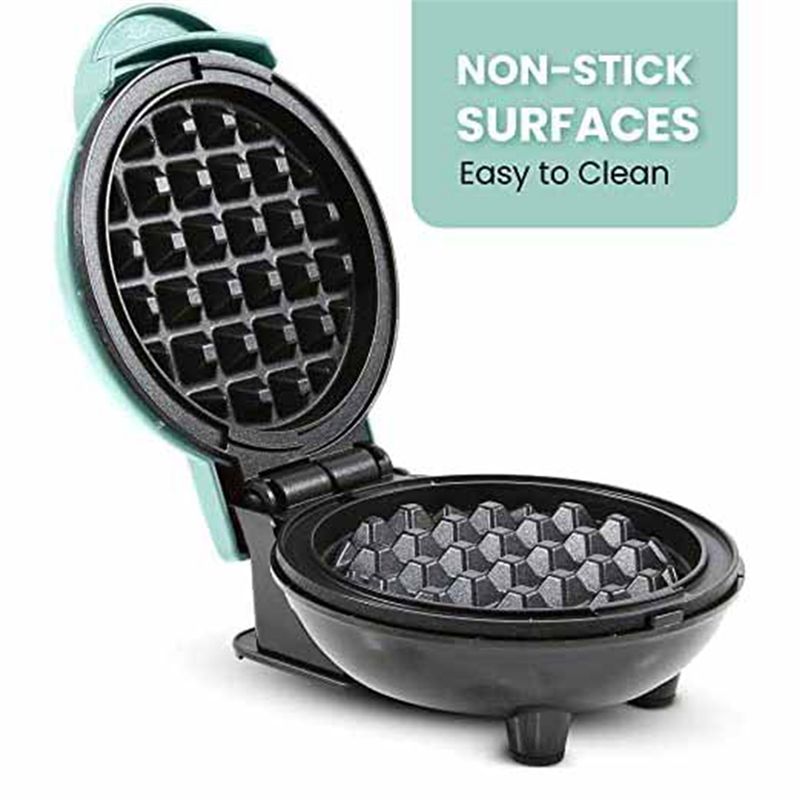 M02K-Mini waflera eléctrica an - Mini Pancake Griddle reseña y precio