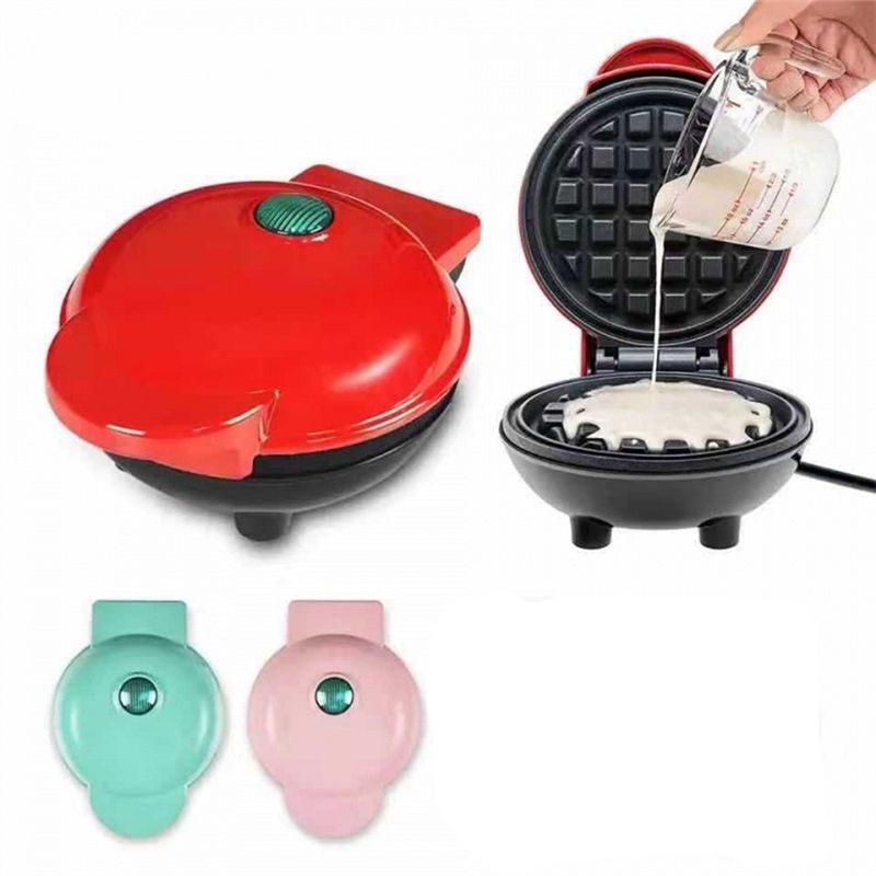 M02K-Mini waflera eléctrica an - Mini Pancake Griddle reseña y precio