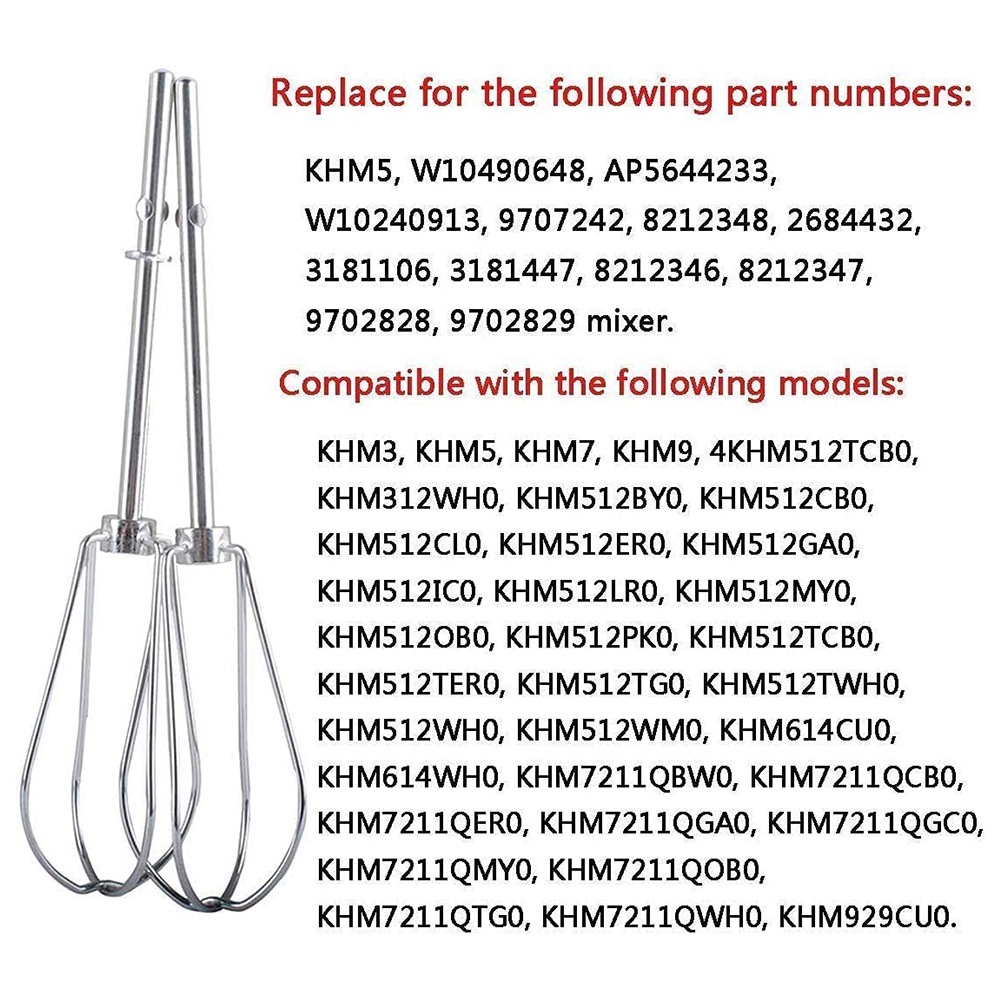 [B25B!] W10490648 y KHMPW: bat - Kitchenaid Mixer Hand Mixer reseña y precio