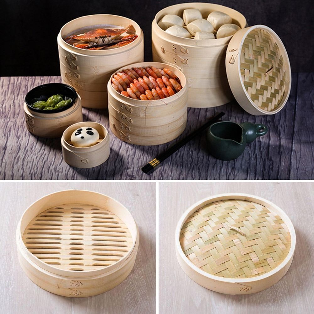 Vaporizador chino de bambú, va - Bao Steamer Bamboo reseña y precio