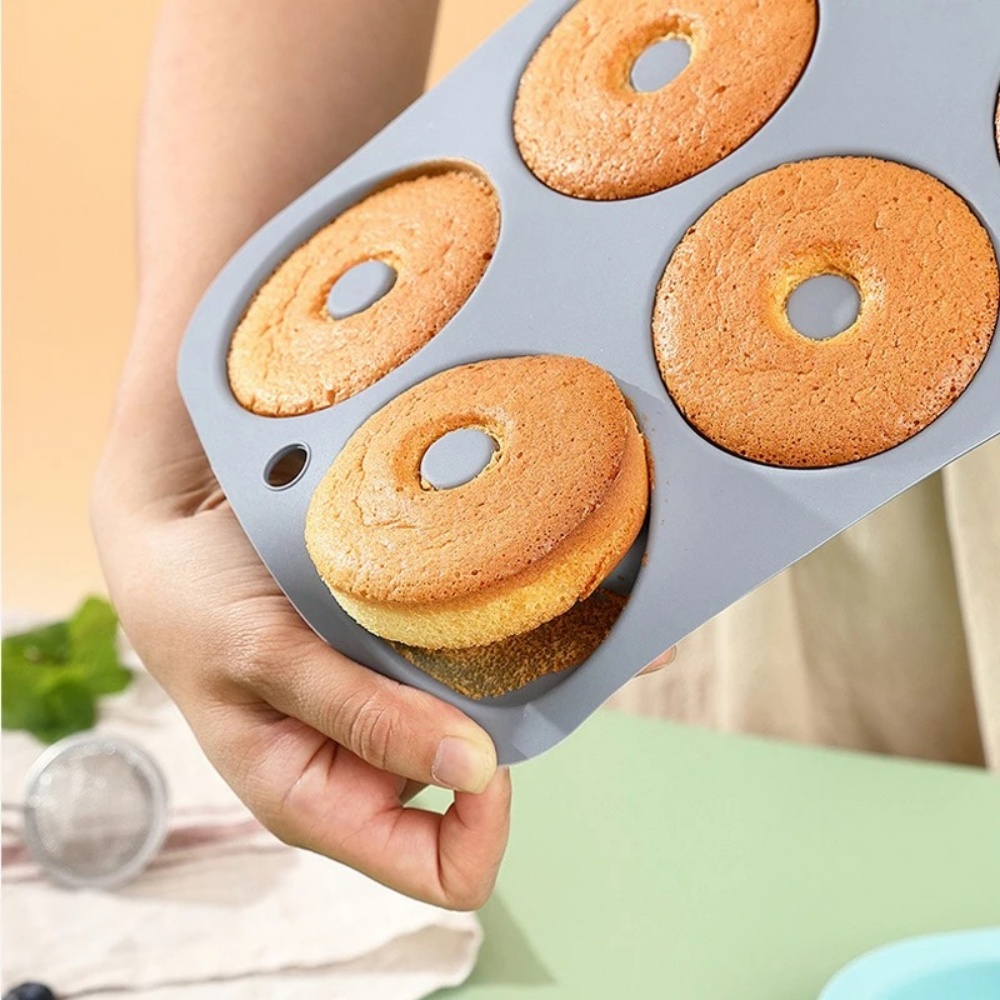 Molde para Hornear de 6 Cavida - Donut Mold Silicone reseña y precio