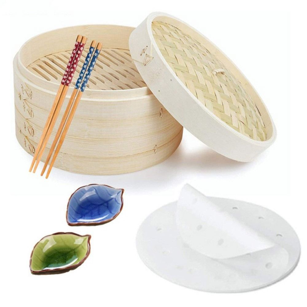 Cesta de vapor de bambú con ta - Bao Steamer Bamboo reseña y precio